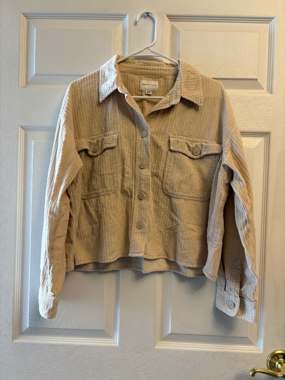 American Eagle Light Brown Crop Jacket